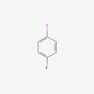 Chemical structure of 4-Fluoroiodobenzene