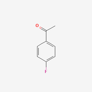 Chemical structure of 4'-Fluoroacetophenone
