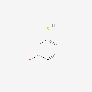 Chemical structure of 3-Fluorothiophenol