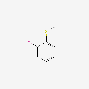 Chemical structure of 2-Fluorothioanisole