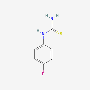 Chemical structure of 4-Fluorophenylthiourea