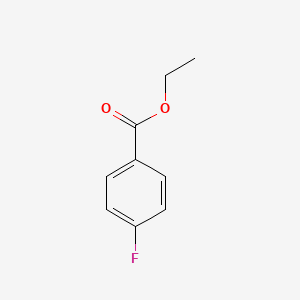 Chemical structure of 4-Fluorobenzoic Acid Ethyl Ester