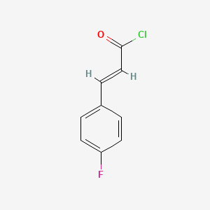 Chemical structure of 4-Fluorocinnamoyl chloride