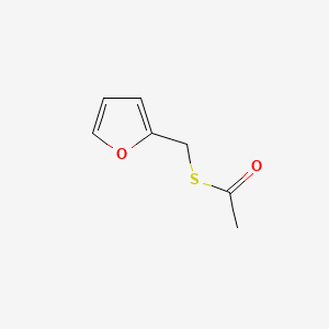 Chemical structure of Furfuryl thioacetate