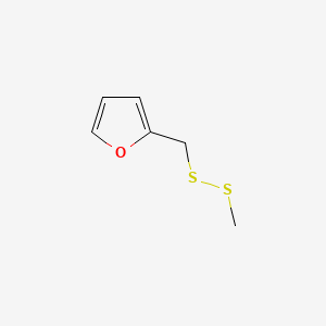 Chemical structure of Furfuryl Methyl Disulfide