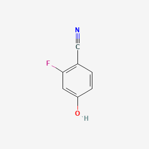 Chemical structure of 2-Fluoro-4-hydroxybenzonitrile