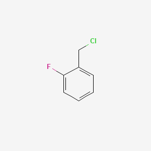 Chemical structure of 2-Fluorobenzyl Chloride