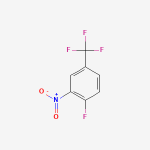 Chemical structure of 4-Fluoro-3-nitrobenzotrifluoride