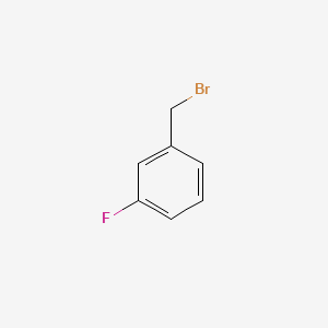 Chemical structure of 3-Fluorobenzyl bromide