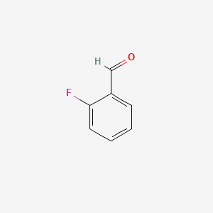 Chemical structure of 2-Fluorobenzaldehyde
