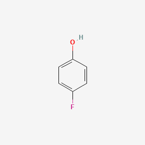 Chemical structure of 4-Fluorophenol