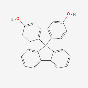 Chemical structure of 4,4'-(9-Fluorenylidene)diphenol