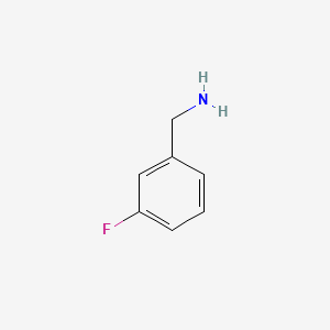 Chemical structure of 3-Fluorobenzylamine
