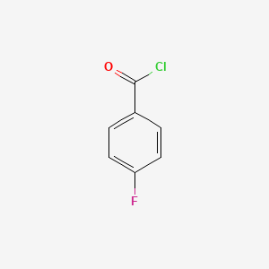 Chemical structure of 4-Fluorobenzoyl chloride