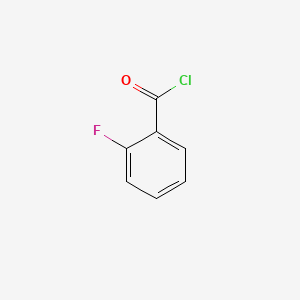 Chemical structure of 2-Fluorobenzoyl chloride