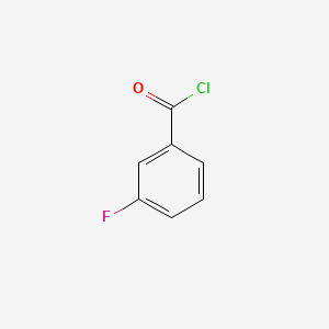 Chemical structure of 3-Fluorobenzoyl Chloride