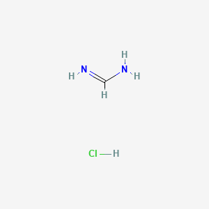 Chemical structure of Formamidine hydrochloride
