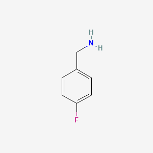 Chemical structure of 4-Fluorobenzylamine