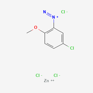 Chemical structure of Diazo Red RC