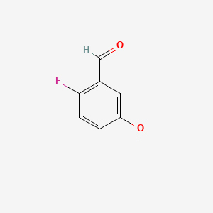 Chemical structure of 2-Fluoro-5-methoxybenzaldehyde