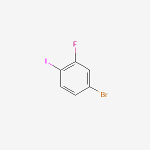 Chemical structure of 3-Fluoro-4-iodobromobenzene