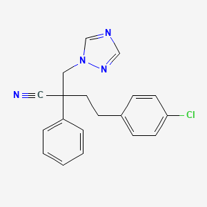 Chemical structure of Fenbuconazol