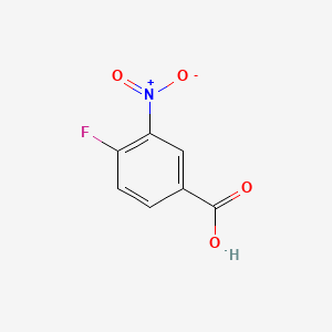 Chemical structure of 4-Fluoro-3-nitrobenzoic Acid