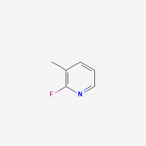 Chemical structure of 2-Fluoro-3-methylpyridine