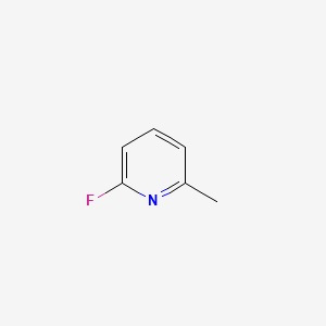 Chemical structure of 2-Fluoro-6-methylpyridine