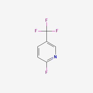 Chemical structure of 2-Fluoro-5-(trifluoromethyl)pyridine