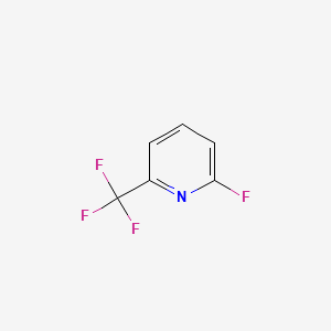 Chemical structure of 2-Fluoro-6-(trifluoromethyl)pyridine