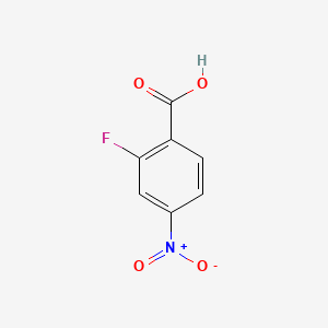 Chemical structure of 2-Fluoro-4-nitrobenzoic acid