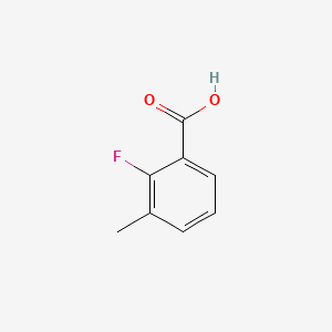 Chemical structure of 2-Fluoro-3-methylbenzoic acid