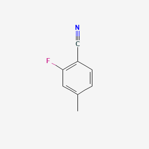 Chemical structure of 2-Fluoro-4-methylbenzonitrile