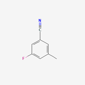 Chemical structure of 3-Fluoro-5-methylbenzonitrile