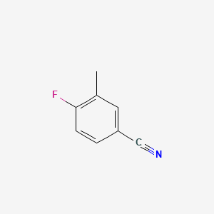 Chemical structure of 4-Fluoro-3-methylbenzonitrile