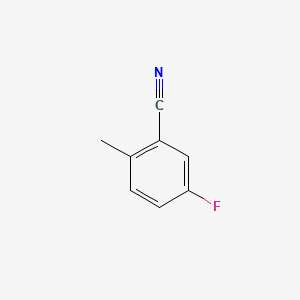 Chemical structure of 5-Fluoro-2-methylbenzonitrile