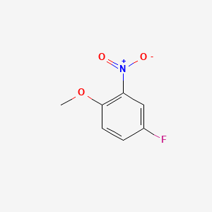 Chemical structure of 4-Fluoro-2-nitroanisole