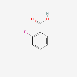Chemical structure of 2-Fluoro-4-methylbenzoic Acid