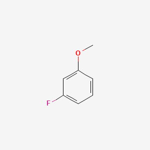 Chemical structure of 3-Fluoroanisole