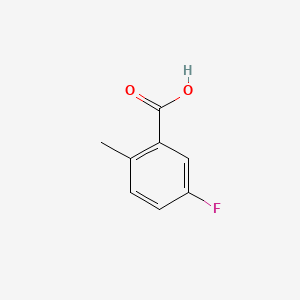 Chemical structure of 5-Fluoro-2-methylbenzoic Acid