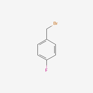 Chemical structure of 4-Fluorobenzyl Bromide