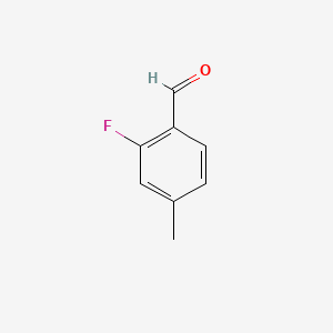 Chemical structure of 2-Fluoro-4-methylbenzaldehyde