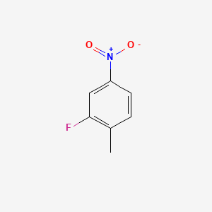 Chemical structure of 2-Fluoro-4-nitrotoluene