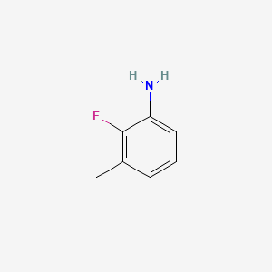 Chemical structure of 2-Fluoro-3-methylaniline