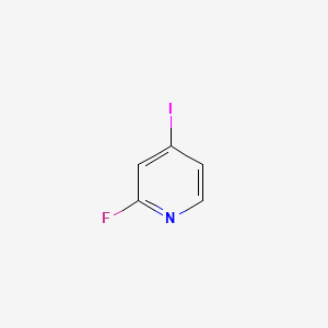 Chemical structure of 2-Fluoro-4-iodopyridine