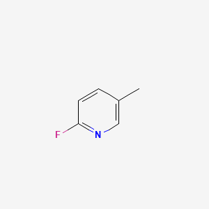 Chemical structure of 2-Fluoro-5-methylpyridine