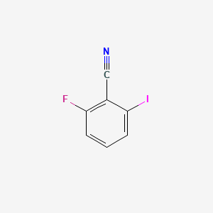 Chemical structure of 2-Fluoro-6-iodobenzonitrile