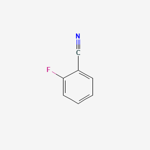 Chemical structure of 2-Fluorobenzonitrile