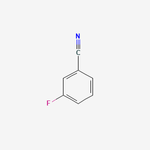 Chemical structure of 3-Fluorobenzonitrile